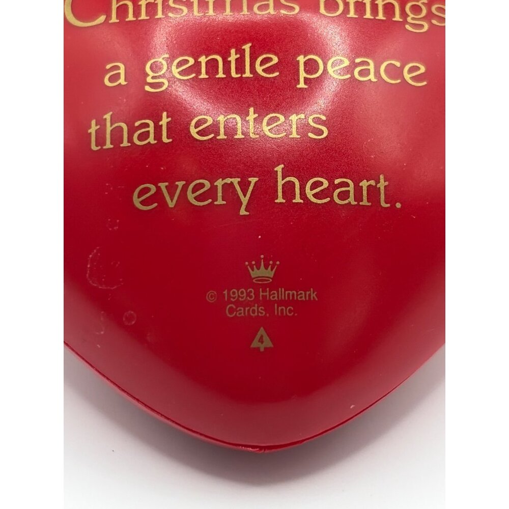 Hallmark Heart of Christmas Hinged Keepsake Ornament Winter Scene 1993 - Picture 10 of 13